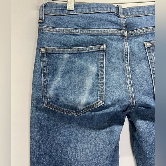 Everlane Womens High Rise Straight Blue Wash Jeans 33x32 - Picture 6 of 6